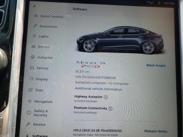 2015 TESLA MODEL S P8 5YJSA1H42FF088546