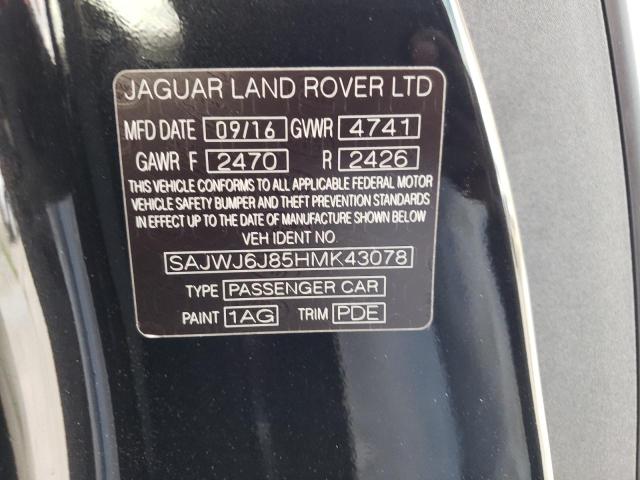 2017 JAGUAR F-TYPE SVR SAJWJ6J85HMK43078