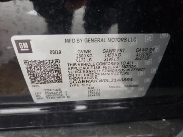 2020 BUICK ENCLAVE PR 5GAERAKW0LJ148894