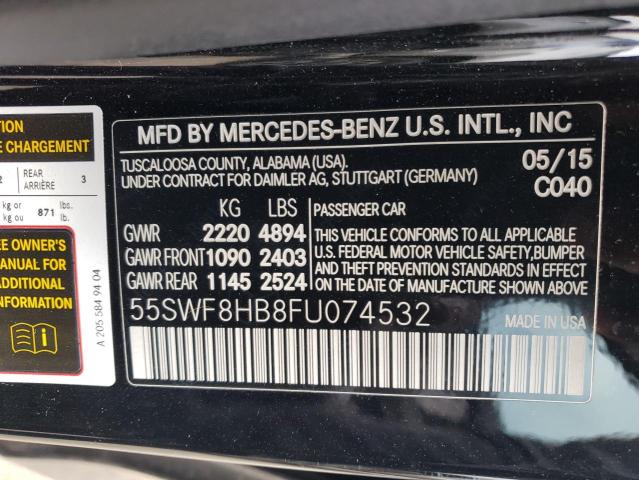 55SWF8HB8FU074532 Mercedes-Benz C 63 AMG-S