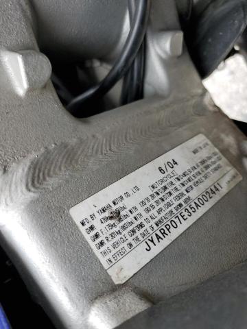 2005 YAMAHA FJR1300 JYARP07E35A002441