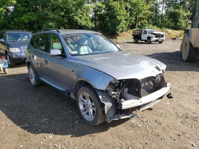Salvage cars for sale from Copart Lyman, ME: 2008 BMW X3 3.0SI