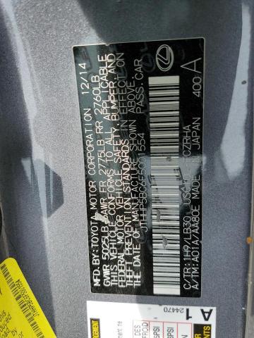 2015 LEXUS RC-F JTHHP5BC6F5001554