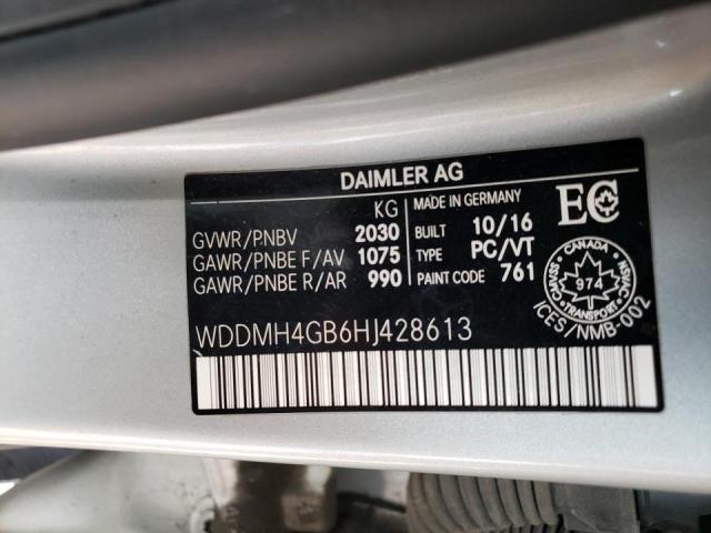 2017 MERCEDES-BENZ B 250 4MAT WDDMH4GB6HJ428613