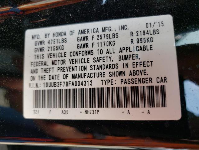 19UUB3F79FA004313 Acura Tlx Advance