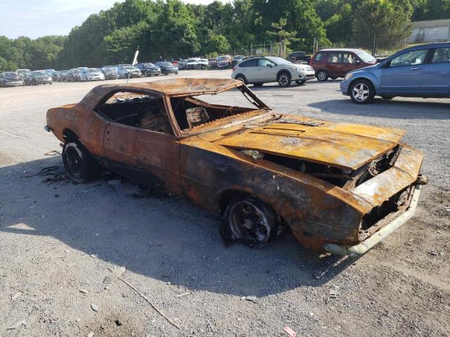 Salvage cars for sale from Copart York Haven, PA: 1968 Chevrolet Camaro