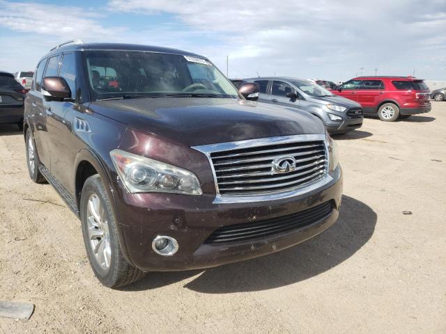 Salvage cars for sale from Copart Amarillo, TX: 2012 Infiniti QX56