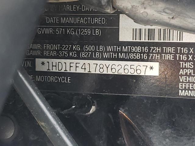 2008 HARLEY-DAVIDSON FLHT CLASS 1HD1FF4178Y626567