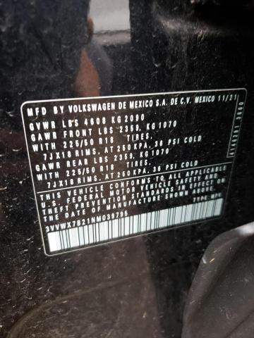 2022 VOLKSWAGEN TAOS SE 3VVWX7B21NM039795