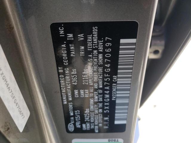 5XXGM4A75FG470697 KIA Optima Lx