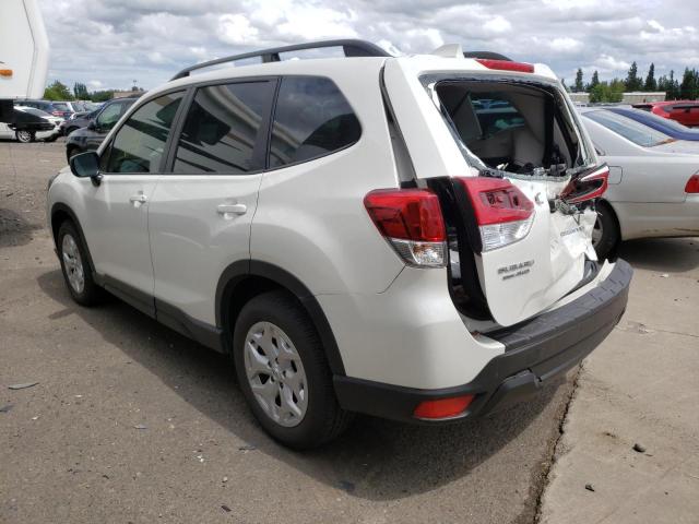 VIN: JF2SKADC7LH589472 Auction: COPART Lot: 59479973 Location: OR - PORTLAND SOUTH JF2SKADC7LH589472 SUBARU FORESTER 2020 WHITE Photo 3