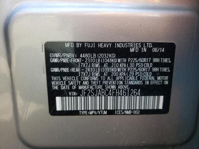 JF2SJABC4FH461264 Subaru Forester 2.5i
