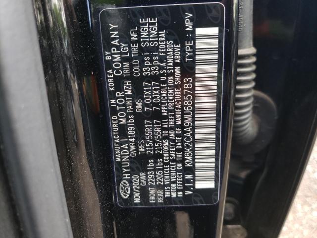 KM8K2CAA9MU685783 Hyundai Kona SEL 10