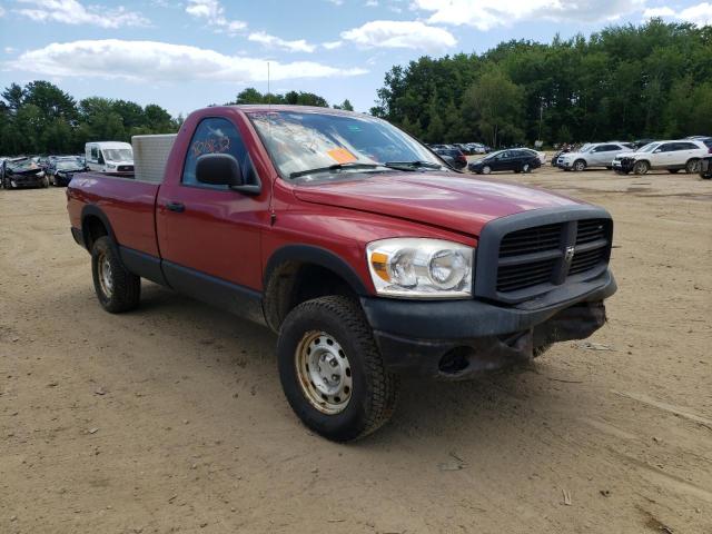 Salvage cars for sale from Copart Lyman, ME: 2007 Dodge RAM 1500 S