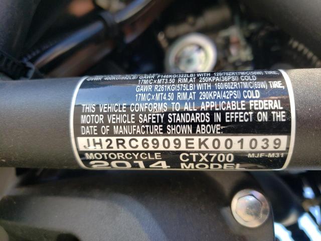 2014 HONDA CTX700 JH2RC6909EK001039
