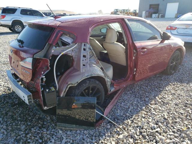 LEXUS CT 200 2012 RED Photo 4
