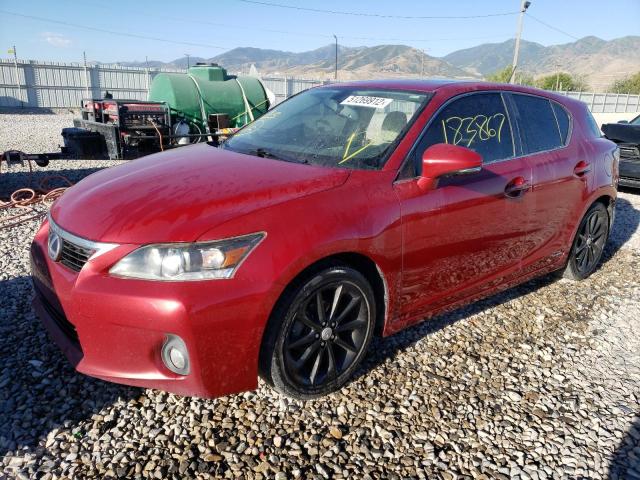 LEXUS CT 200 2012 RED Photo 2