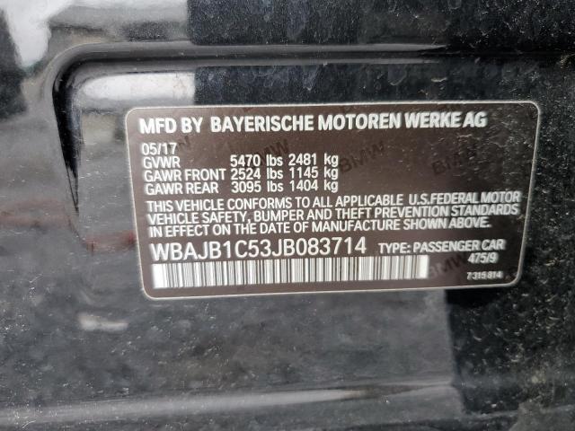 2018 BMW 530XE WBAJB1C53JB083714