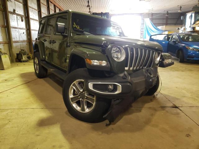 Salvage cars for sale from Copart Columbia Station, OH: 2021 Jeep Wrangler U