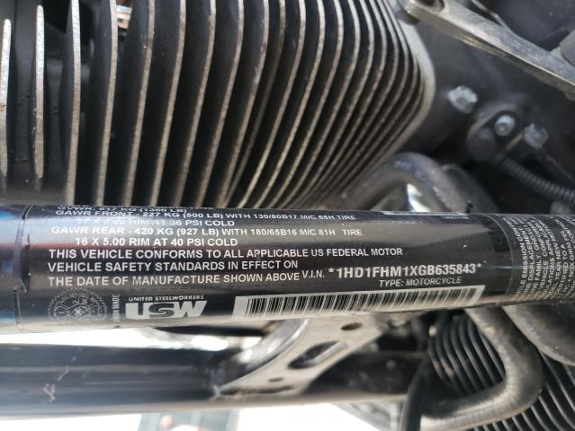 2016 HARLEY-DAVIDSON FLHP POLIC 1HD1FHM1XGB635843
