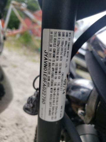2015 YAMAHA XVS950 A JYAVN01E9FA022790