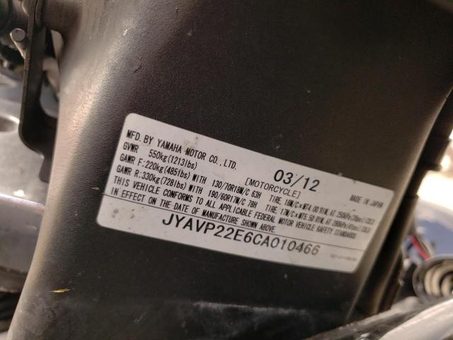 2012 YAMAHA XV1900 CT JYAVP22E6CA010466