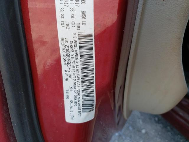 2015 DODGE GR CARAVAN 2C4RDGBG4FR621948