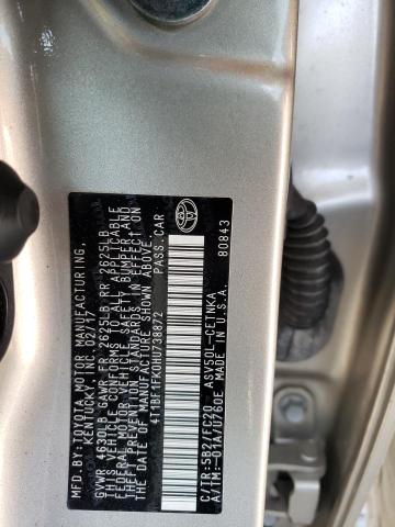 2017 TOYOTA CAMRY-LE 4T1BF1FK0HU738872