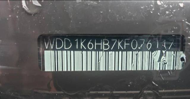 2019 MERCEDES-BENZ E 450 WDD1K6HB7KF076117