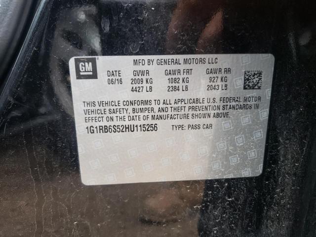 2017 CHEVROLET VOLT PREMI 1G1RB6S52HU115256