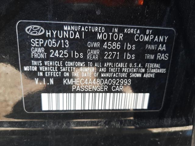 VIN KMHEC4A48DA092993 2013 HYUNDAI SONATA no.10