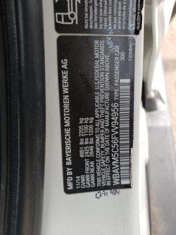2015 BMW X1 XDRIVE3 WBAVM5C56FVV94956