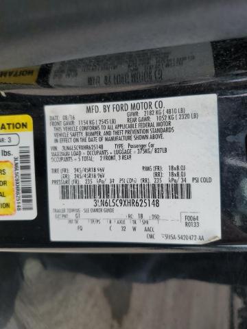 2017 LINCOLN MKZ SELECT 3LN6L5C9XHR625148
