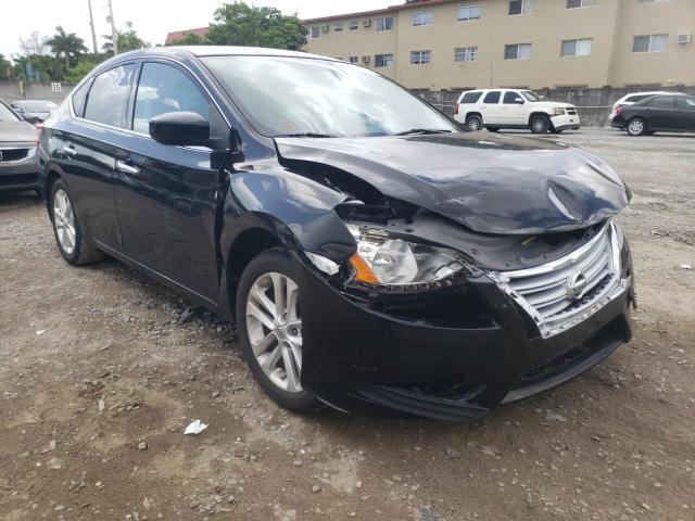 NISSAN SENTRA 2015 BLACK Photo 1