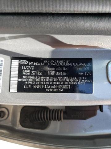 2022 HYUNDAI ELANTRA LI 5NPLP4AG6NH058071