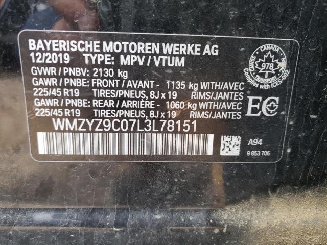 2020 MINI COOPER JCW WMZYZ9C07L3L78151