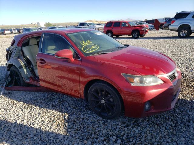 LEXUS CT 200 2012 RED Photo 1