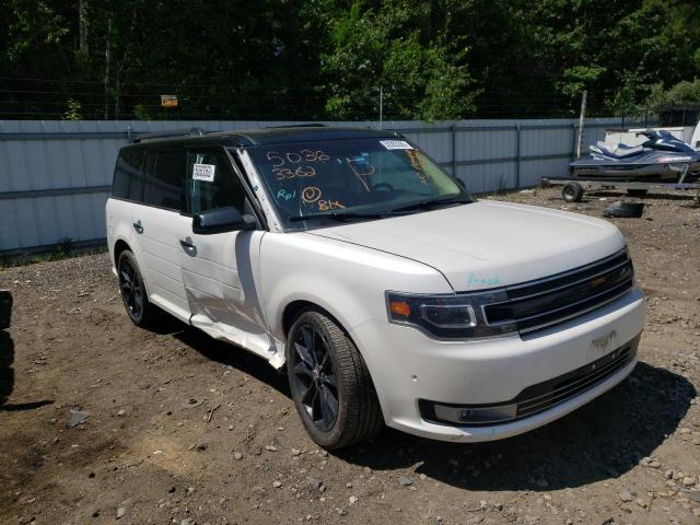 Salvage cars for sale from Copart Lyman, ME: 2017 Ford Flex Limited
