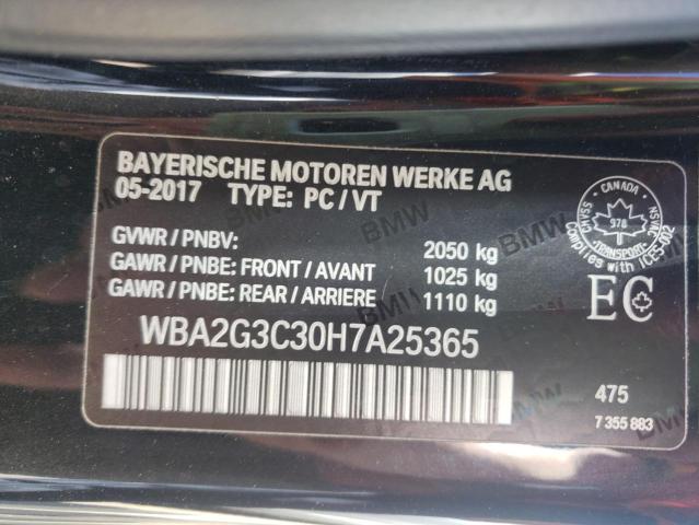 2017 BMW M240XI WBA2G3C30H7A25365