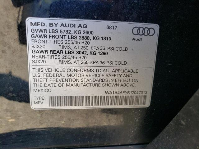 2018 AUDI SQ5 PREMIU WA1A4AFY6J2047013