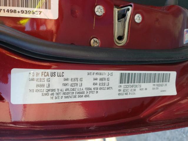 2015 DODGE DART SE AE 1C3CDFDH9FD301716