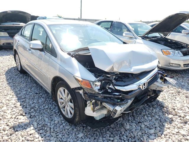 Salvage cars for sale from Copart Lawrenceburg, KY: 2012 Honda Civic EX