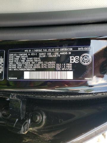 2021 VOLVO XC60 T8 RE LYVBR0DK1MB833762
