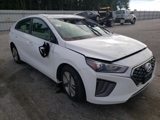 Vehiculos salvage en venta de Copart Dunn, NC: 2021 Hyundai Ioniq Blue