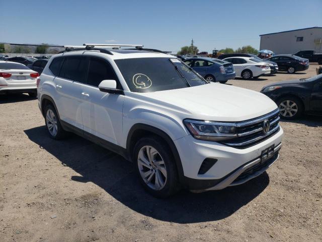 Salvage cars for sale from Copart Tucson, AZ: 2021 Volkswagen Atlas SE