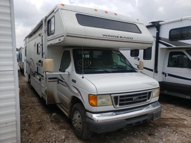 Salvage trucks for sale at Greenwood, NE auction: 2005 Ford Econoline