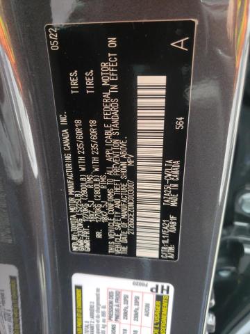 2022 LEXUS NX 350 2T2GGCEZ0NC003007