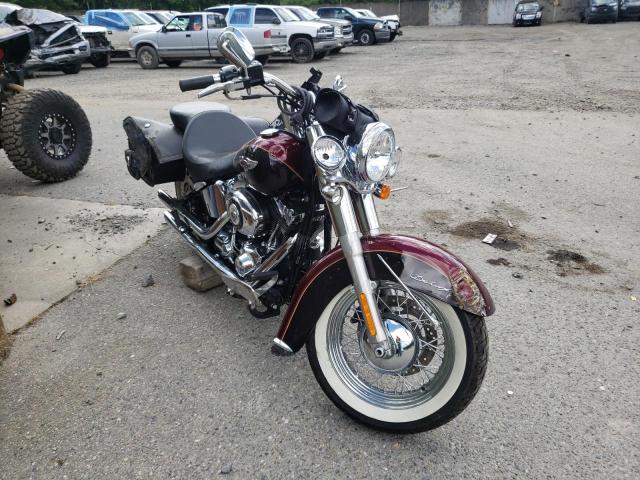 Salvage motorcycles for sale at Graham, WA auction: 2014 Harley-Davidson Flstn Softail Deluxe