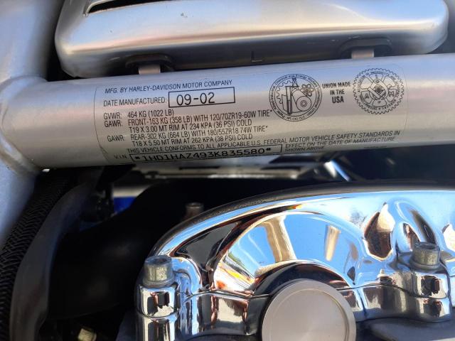 2003 HARLEY-DAVIDSON VRSCA ANNI 1HD1HAZ493K835580