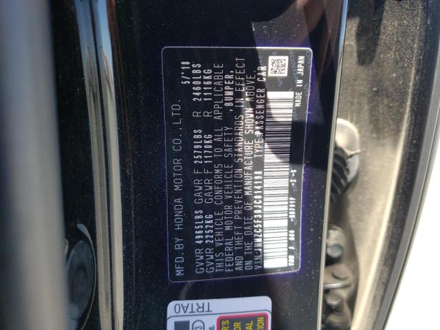 2018 HONDA CLARITY TO JHMZC5F30JC014198
